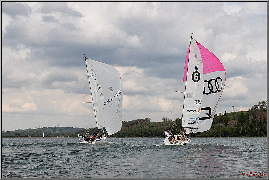 J70 - WOODLAND, 12.06.2021 Segelboot; Segeln; Woodland; Spinnaker; J70; Sorpesee; Sauerland